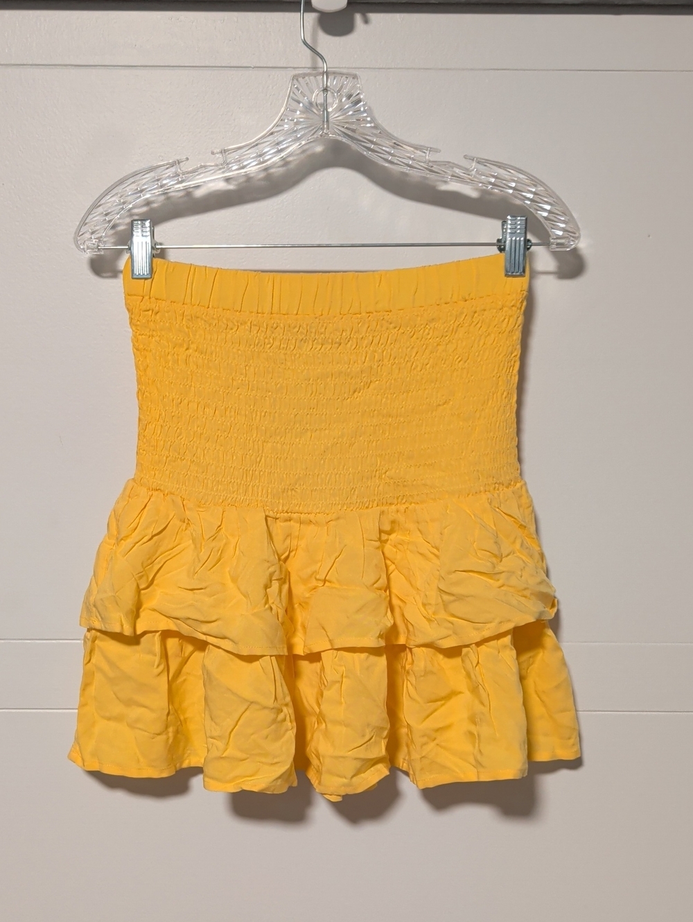 Ascot & Hart Smocked Tiered Tube Top